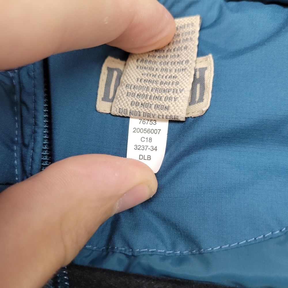 Duluth Trading Cold Faithful Down Tunic Vest Womens XS Blue Puffer Quilted - Picture 4 of 7